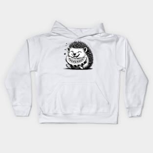 Blissful Hedgehog Delight Kids Hoodie